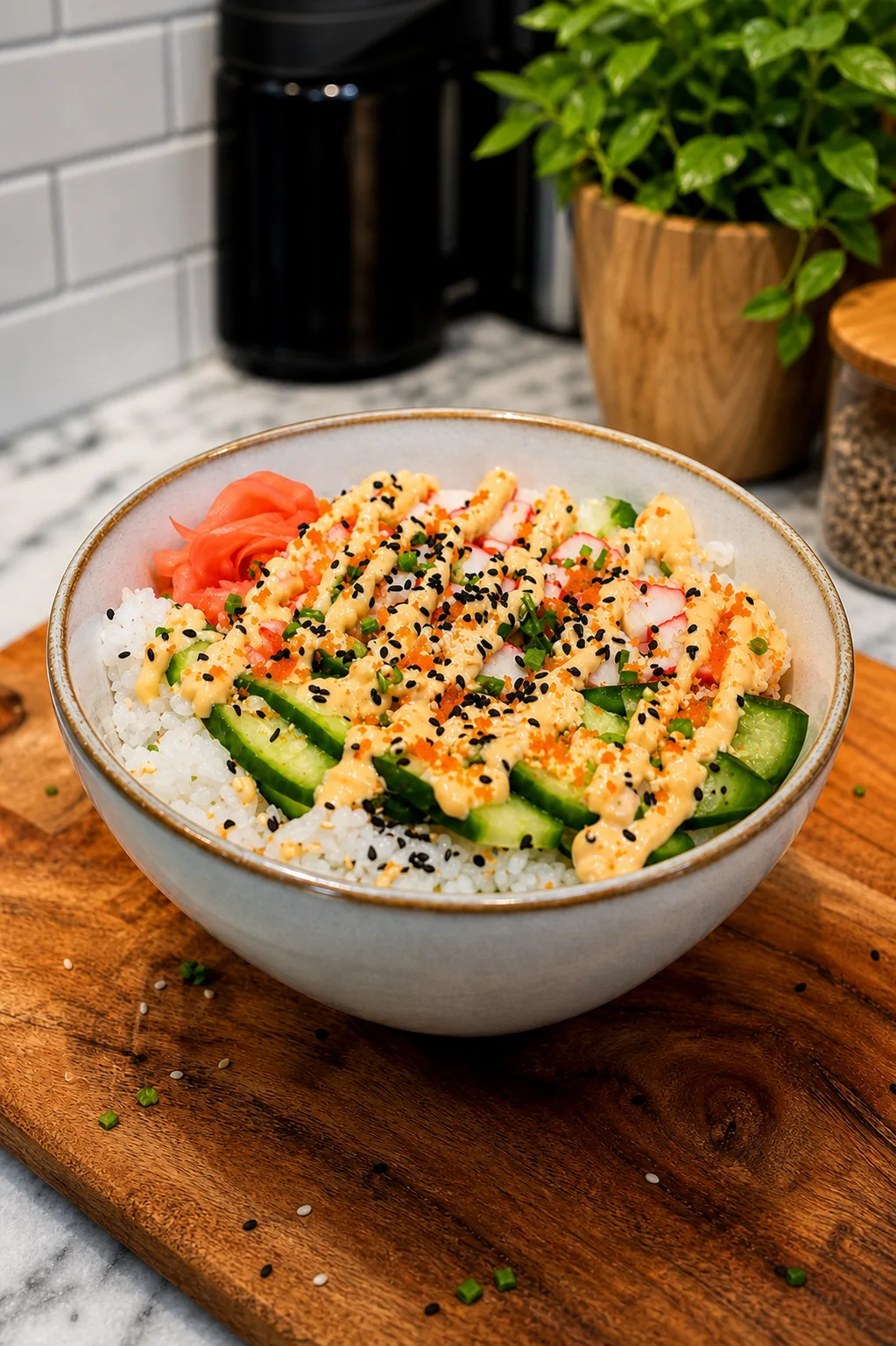California Roll Sushi Bowls (Easy Meal-Prep Lunch)