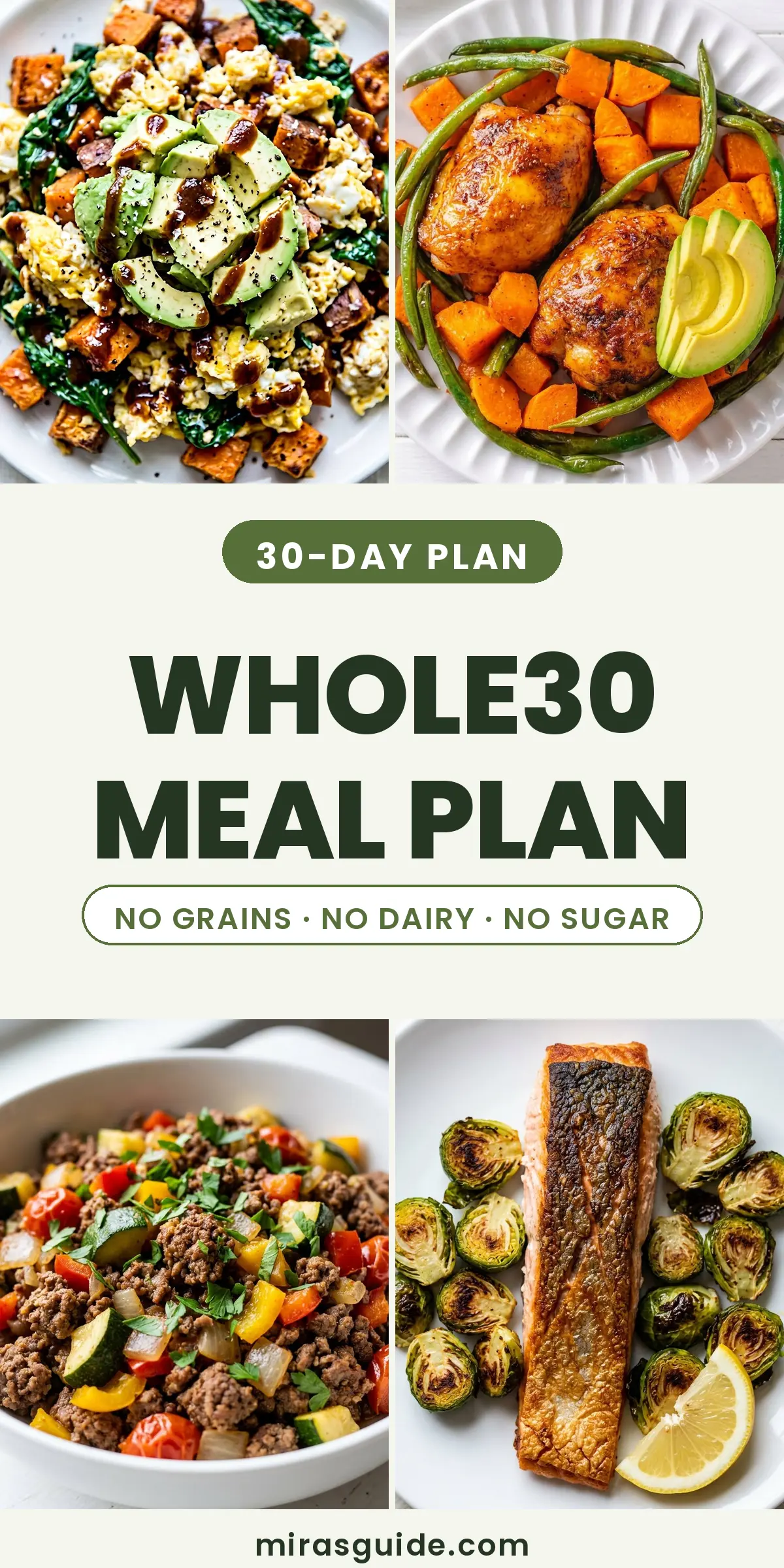 30-Day Whole30 Meal Plan (Beginner-Friendly, With Grocery List)