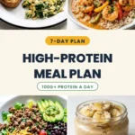 7-Day High-Protein Meal Plan (With Grocery List)