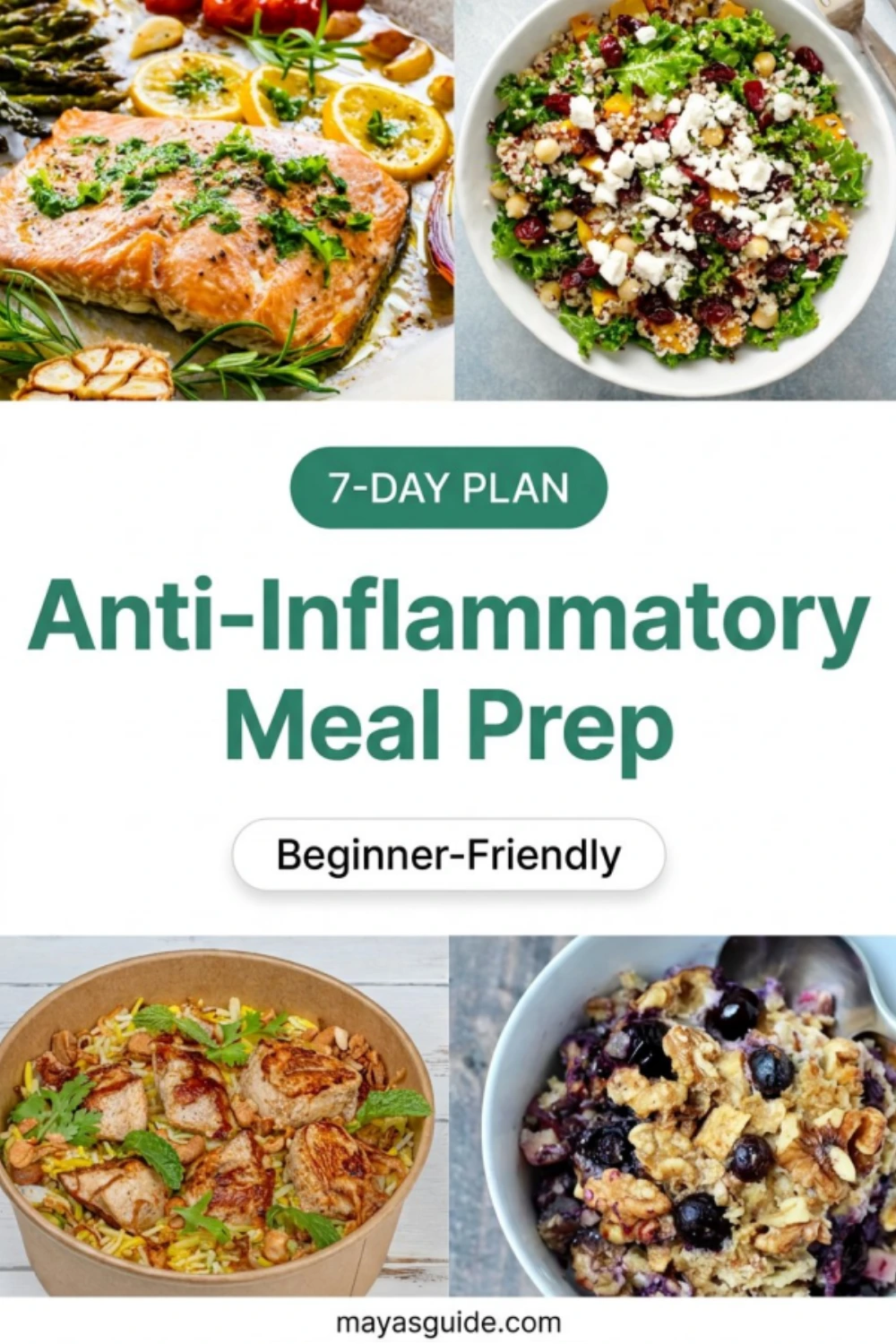 Anti-Inflammatory Meal Prep for Beginners (7-Day Plan)