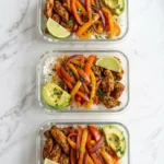 Chicken Fajita Meal Prep Bowls (Easy & Healthy)