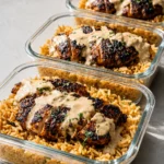 Creamy Cajun Chicken & Rice Bowls (High-Protein Meal Prep)