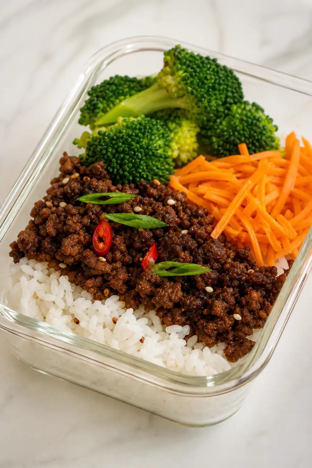 Firecracker Beef Meal Prep Bowls (High-Protein)