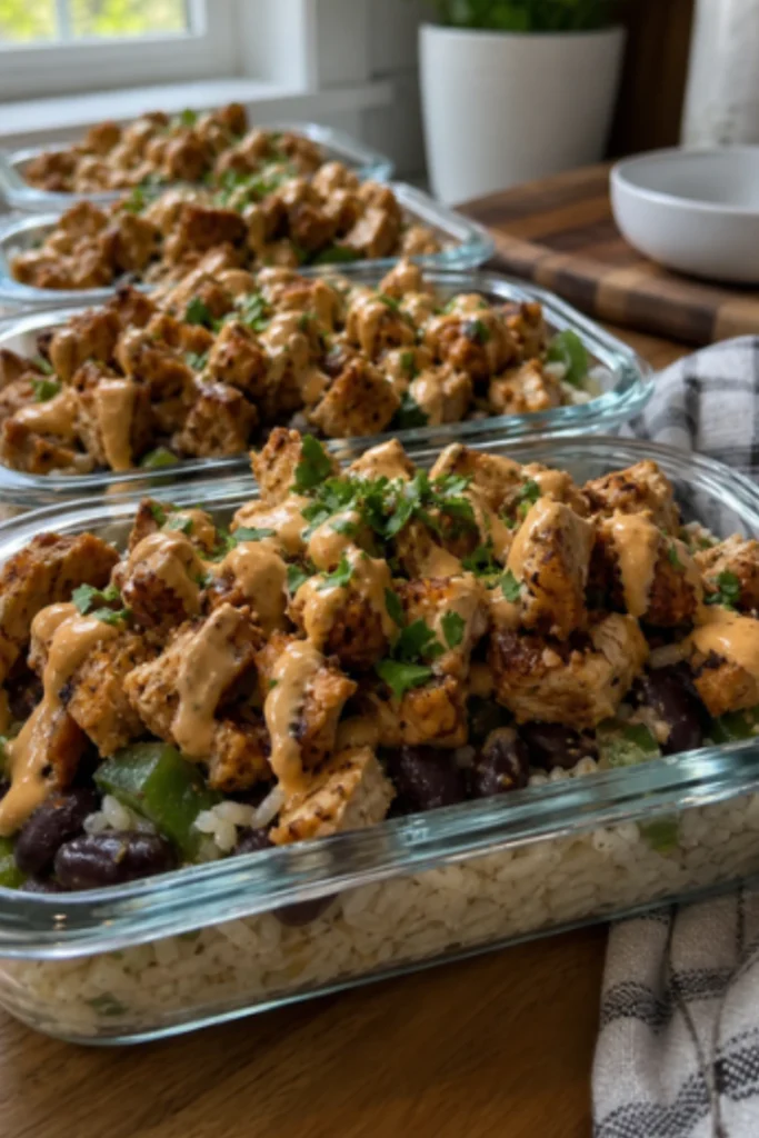 High-Protein Chicken Rice Bowls (5 Variations for Meal Prep)
