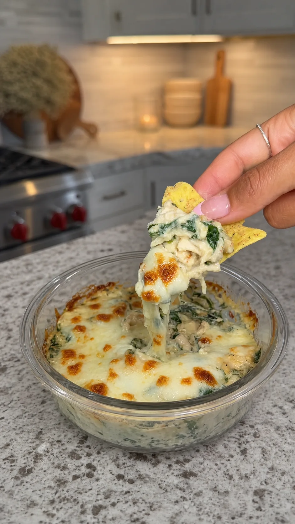 High-Protein Spinach Chicken Dip (Single-Serve Meal Prep)