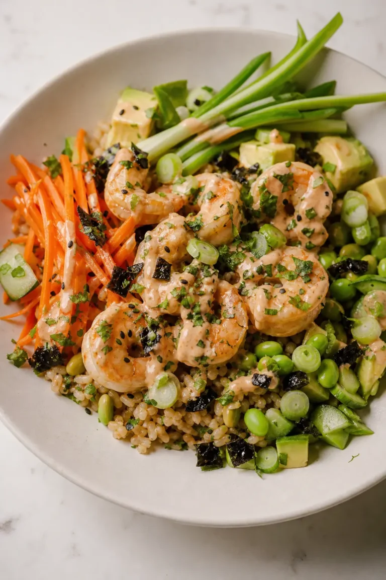 Spicy Shrimp Rice Bowls (High-Protein, 20 Minutes) recipe
