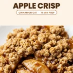 Easy Apple Crisp Recipe (6 Ingredients, No Mixer)