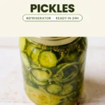 Easy Bread and Butter Pickles (No Canning Required)
