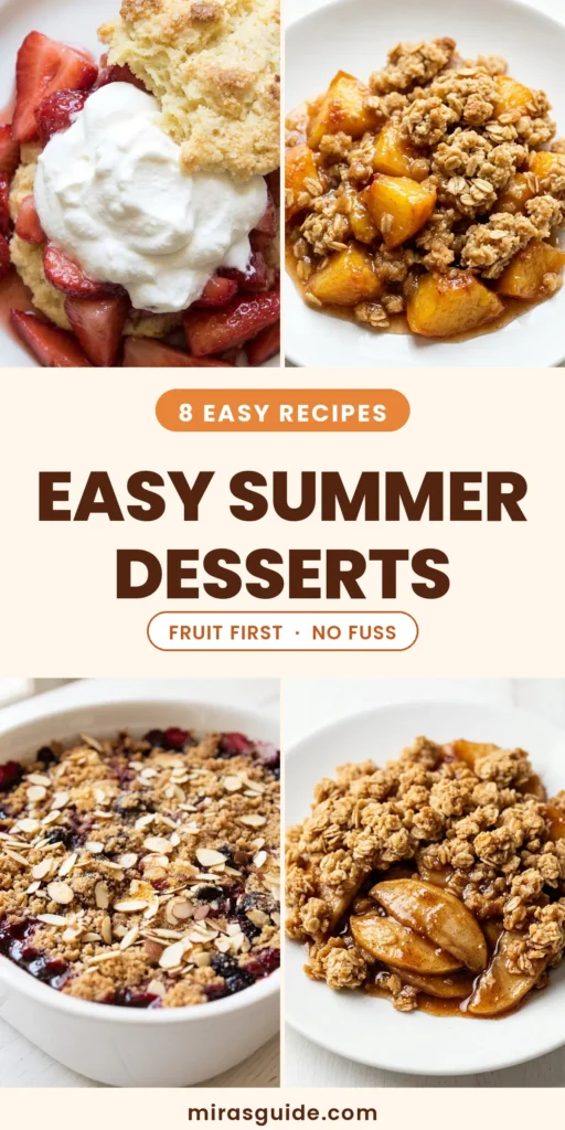 Easy Summer Desserts (15 No-Bake and Simple Ideas)