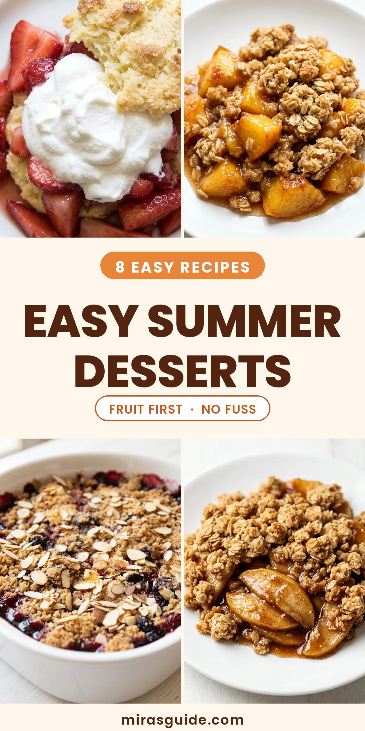 Easy Summer Desserts (15 No-Bake and Simple Ideas)