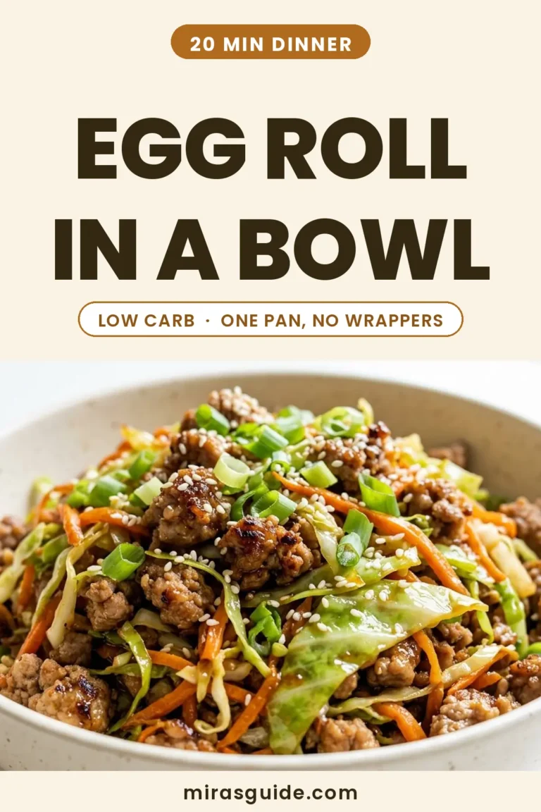Egg Roll in a Bowl (High-Protein, Low-Carb Meal Prep)