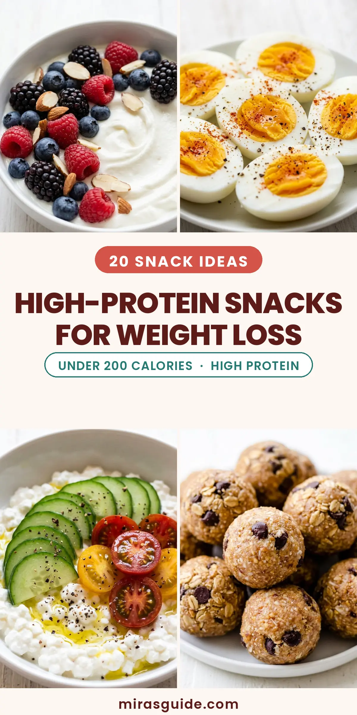 High-Protein Snacks for Weight Loss (20 Easy Ideas)