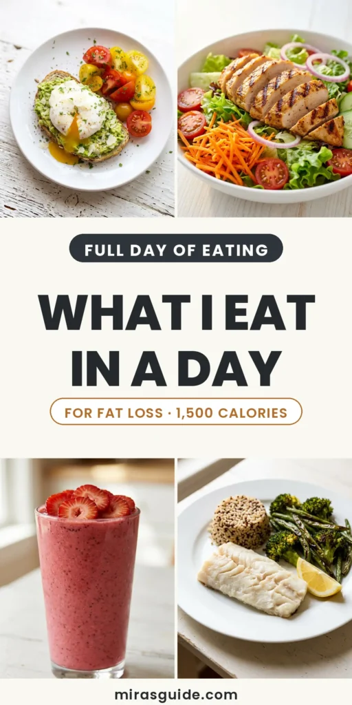 What I Eat in a Day for Fat Loss (High-Protein, No Dieting)