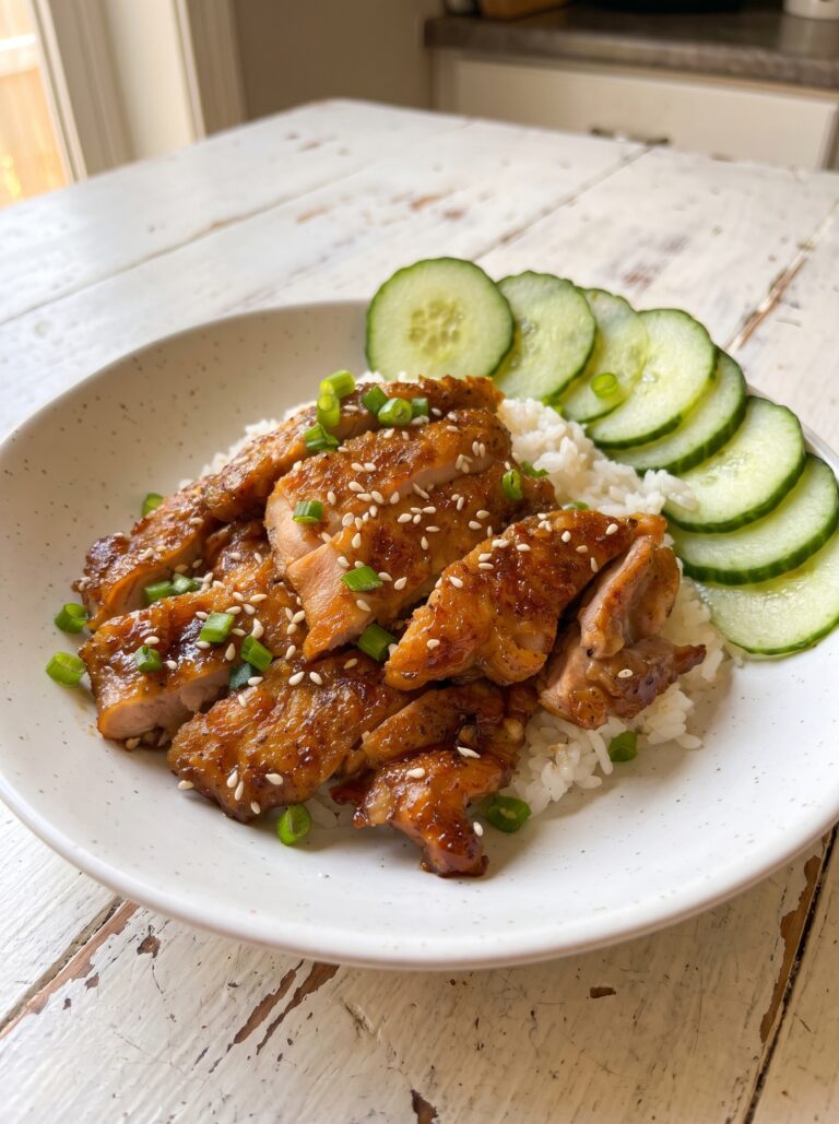 Caramelised Soy Chicken (Sticky, High-Protein Meal Prep) recipe