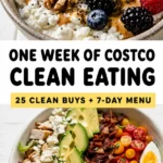 Costco Clean Eating Meal Plan Pinterest meal plan graphic