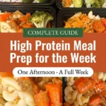 High Protein Meal Prep for the Week (Complete Guide)