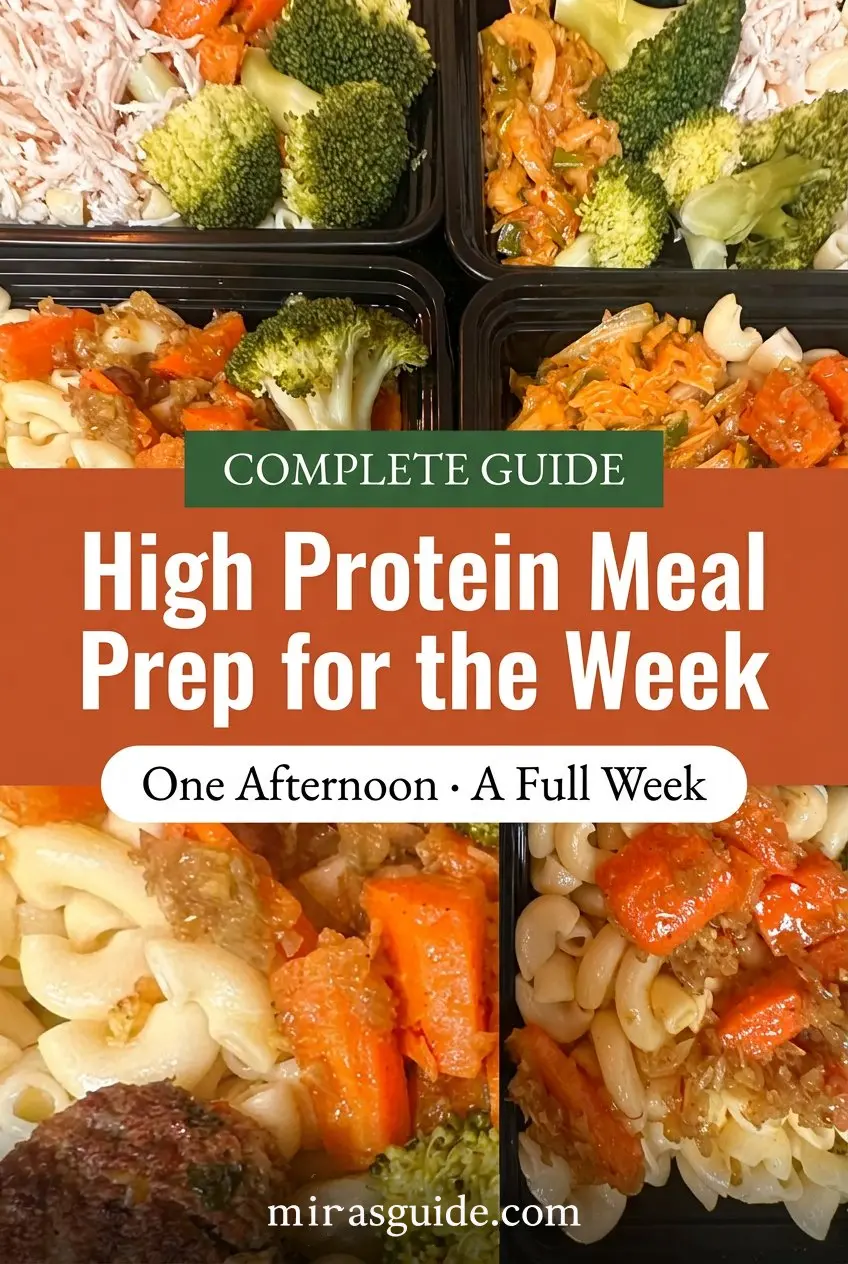 High Protein Meal Prep for the Week (Complete Guide)