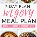 Wegovy 7-Day Meal Plan Pinterest meal plan pin