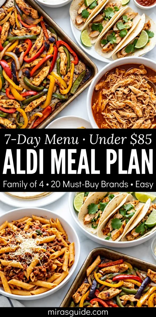Aldi Meal Plan (The Honest Weekly System That Actually Uses Aldi Right)