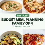 Budget Meal Planning Family of 4 (The $150-a-Week System That Works)