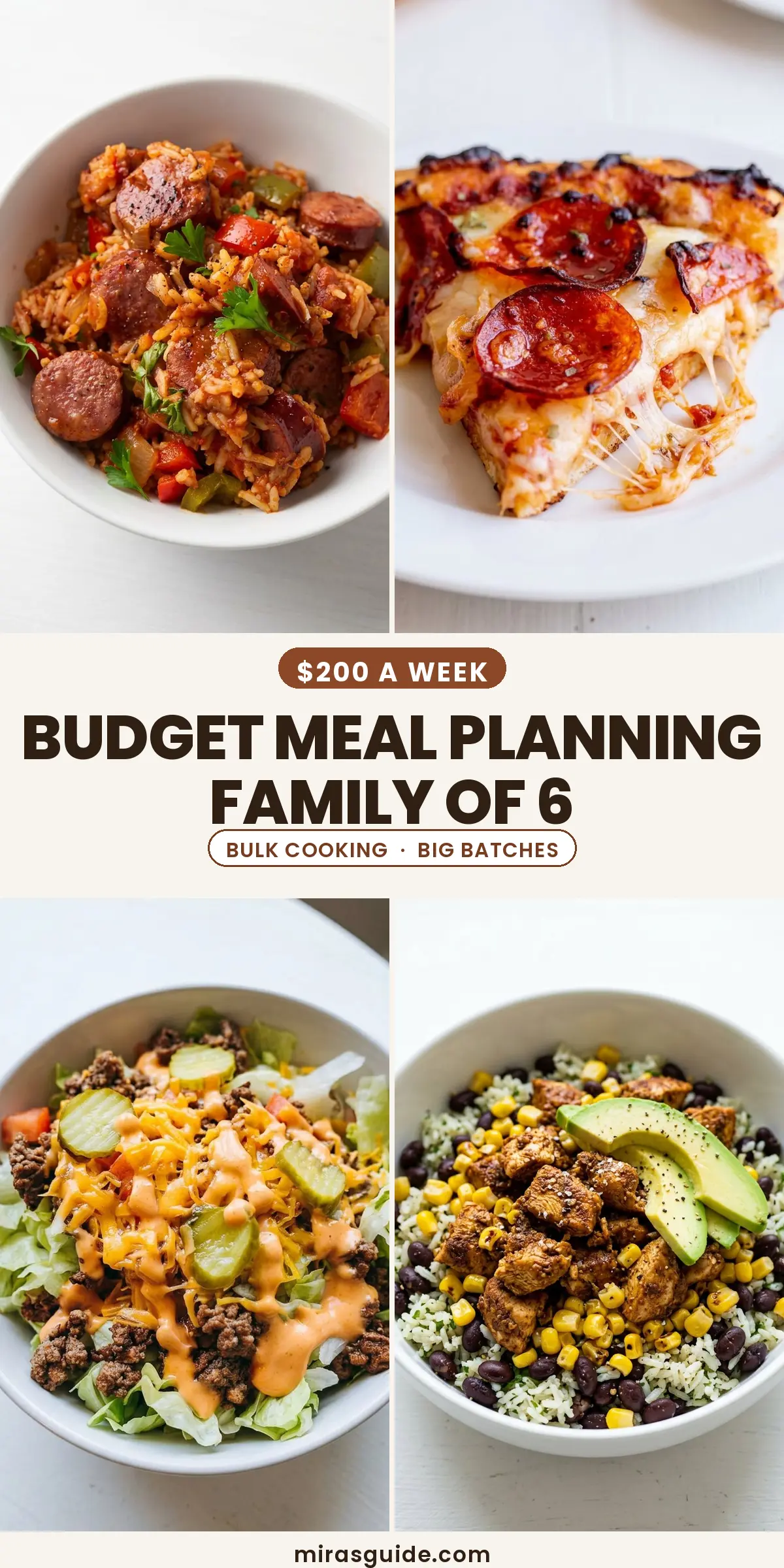 Budget Meal Planning Family of 6 (The Bulk-Cooking System That Works)