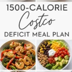 Calorie Deficit Meal Plan Costco Pinterest meal plan graphic