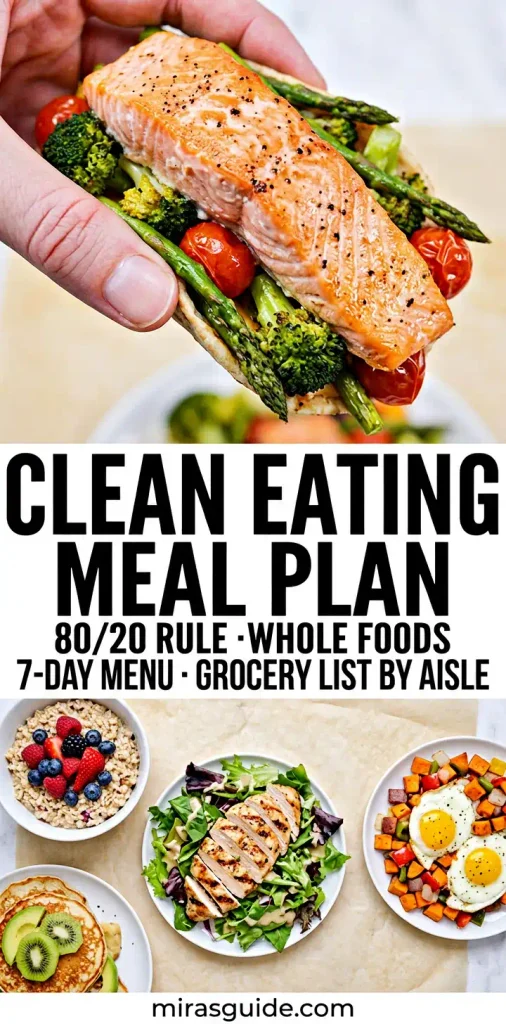 Clean Eating Meal Plan (The Honest Whole-Food Weekly System)