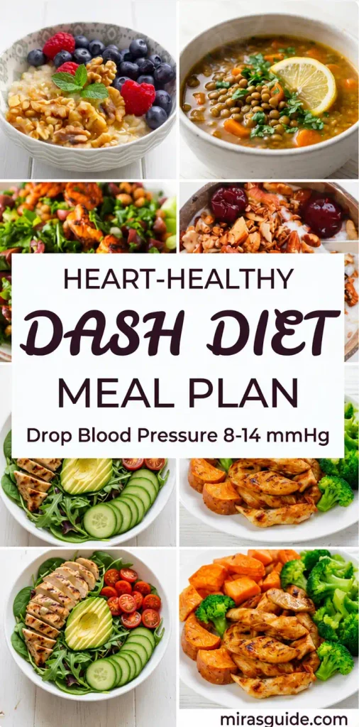 DASH Diet Meal Plan (The Honest Heart-Healthy Weekly Framework)