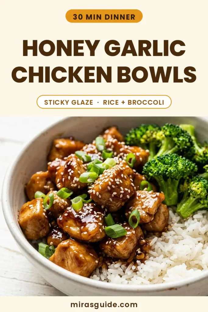 Honey Garlic Chicken Meal Prep (High-Protein)
