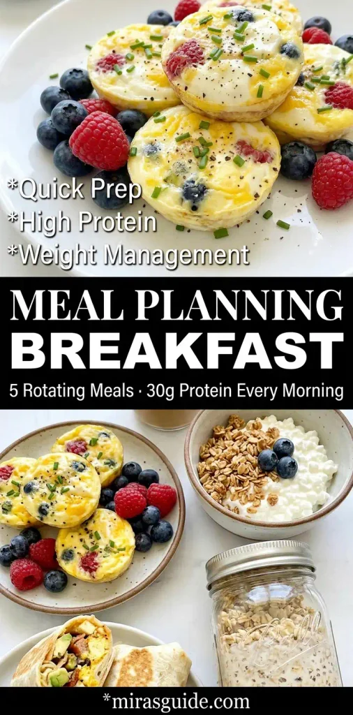 Meal Planning Breakfast (A Full Week of Real Morning Meals)