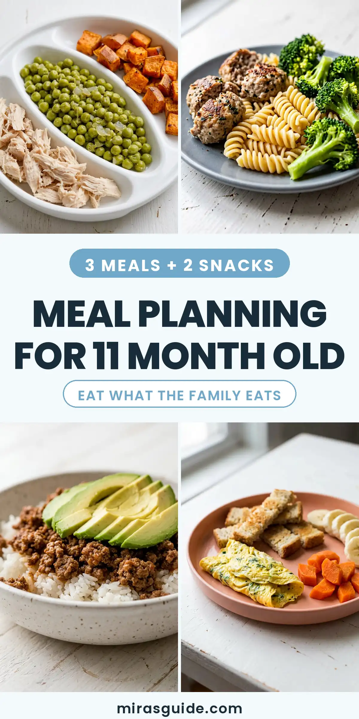 Meal Planning for an 11 Month Old (The Pre-Toddler Weekly Framework)
