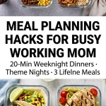 Meal Planning Hacks for Busy Working Moms (The Under-30-Minute Weeknight Framework)
