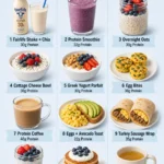 Mounjaro Meal Plans Breakfast Pinterest meal plan graphic