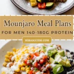 Mounjaro Meal Plans for Men Pinterest meal plan graphic