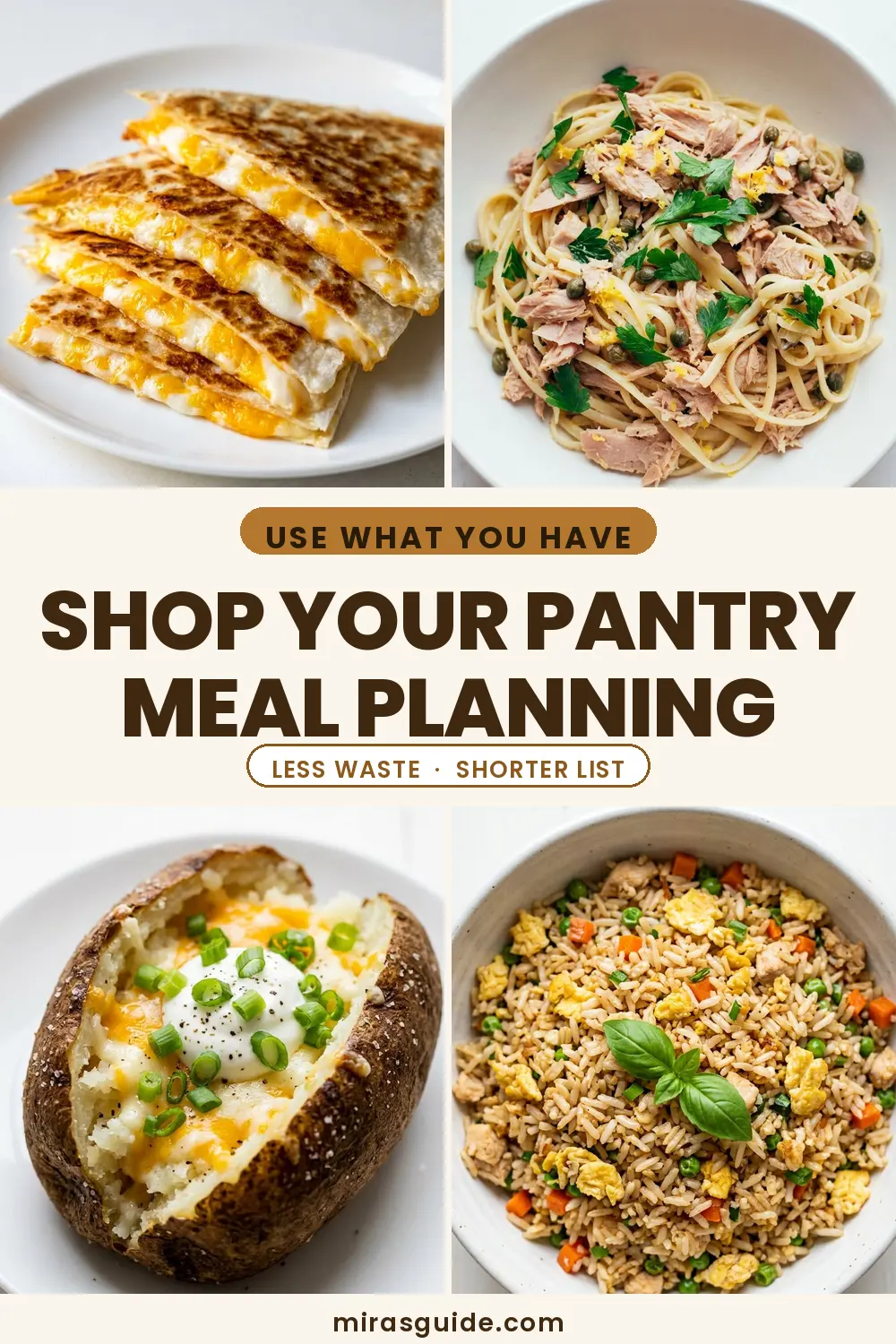 Shop Your Pantry Meal Planning (The Weekly System That Cuts Waste and Grocery Bills)