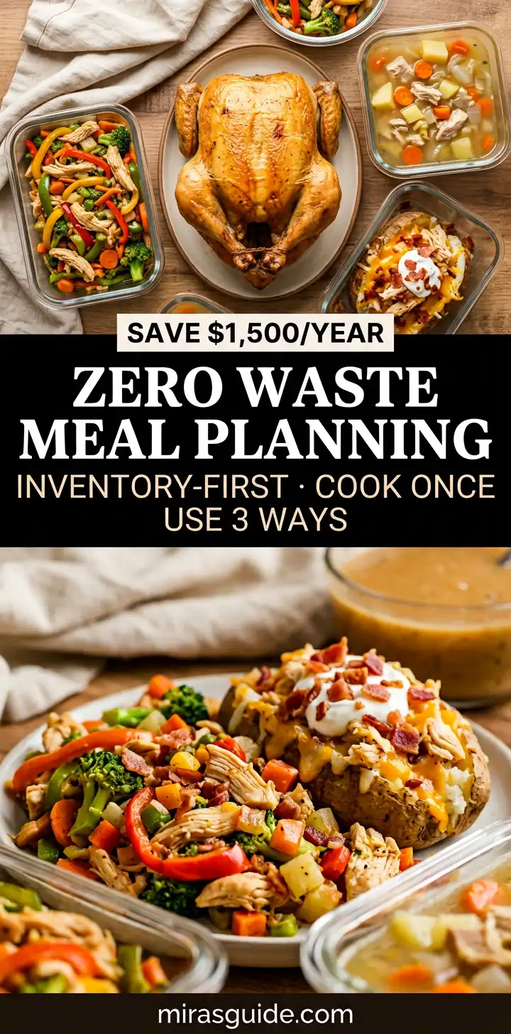 Zero Waste Meal Planning (The Weekly System That Uses Every Ingredient)