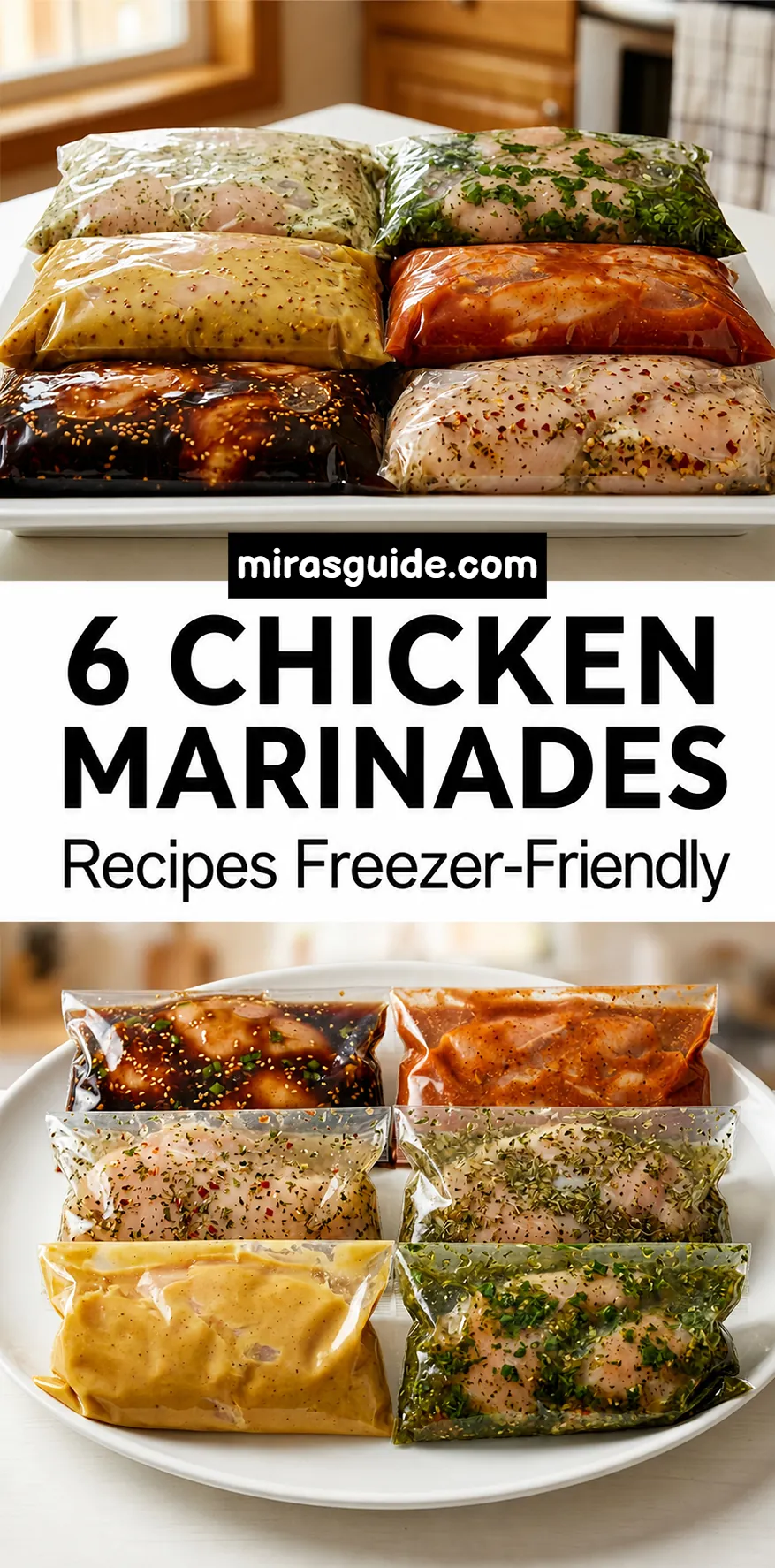 6 Chicken Marinade Recipes (Freezer-Friendly)