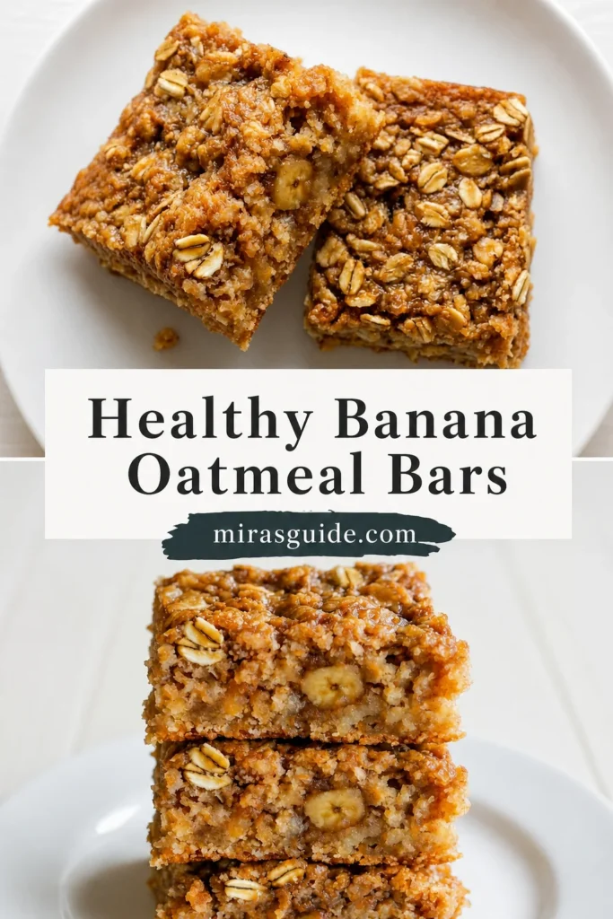 Banana Oatmeal Bars