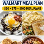 Cheap Weekly Meal Plan Walmart Pinterest meal plan pin