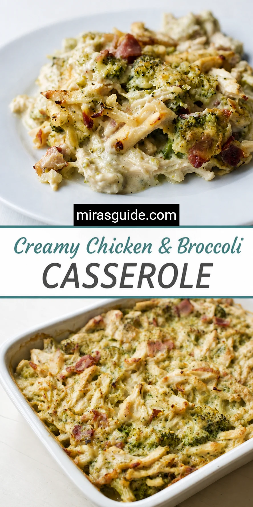 Creamy chicken broccoli casserole