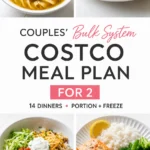 Costco Meal Plan for 2 Pinterest meal plan pin