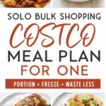 Costco Meal Plan for One Pinterest meal plan pin