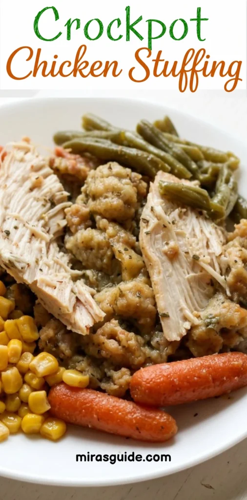 Crock Pot Chicken and Stuffing