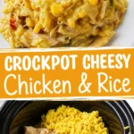 Crockpot Cheesy Chicken and Rice