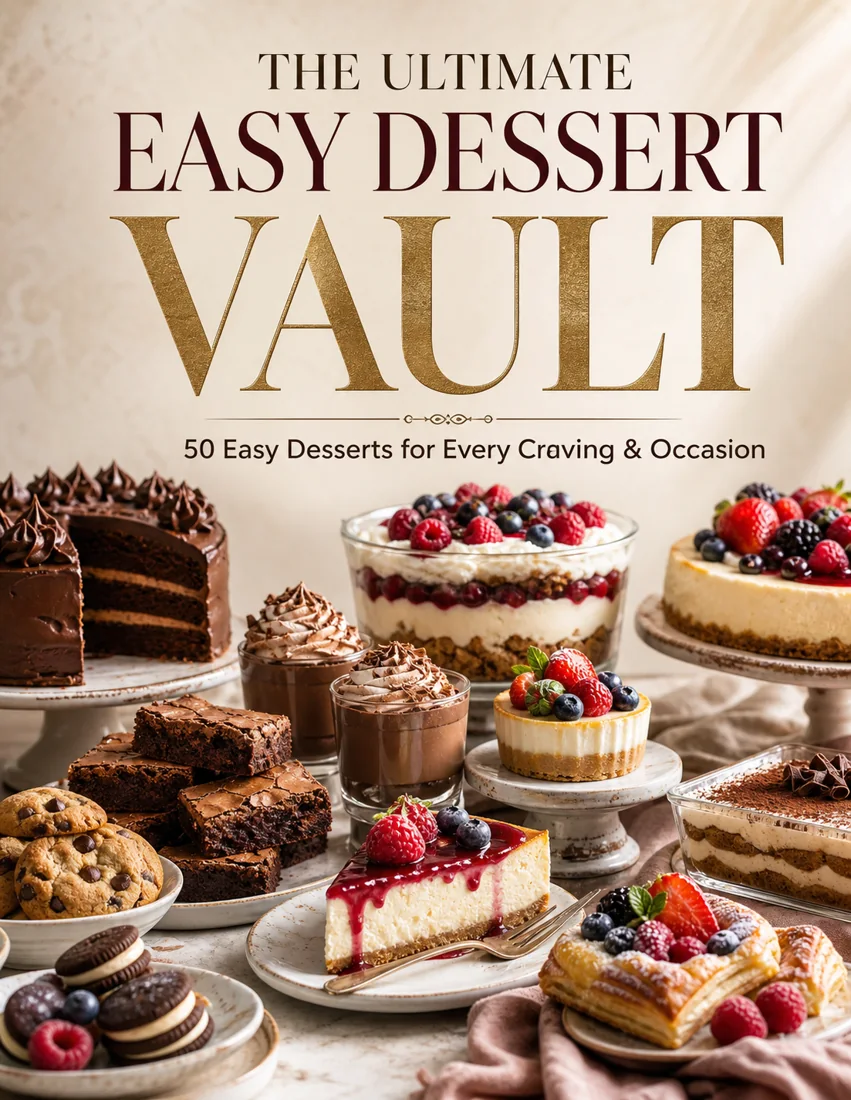 The Ultimate Easy Dessert Vault product cover