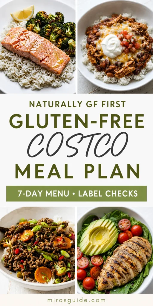 Gluten Free Costco Meal Plan Pinterest meal plan pin