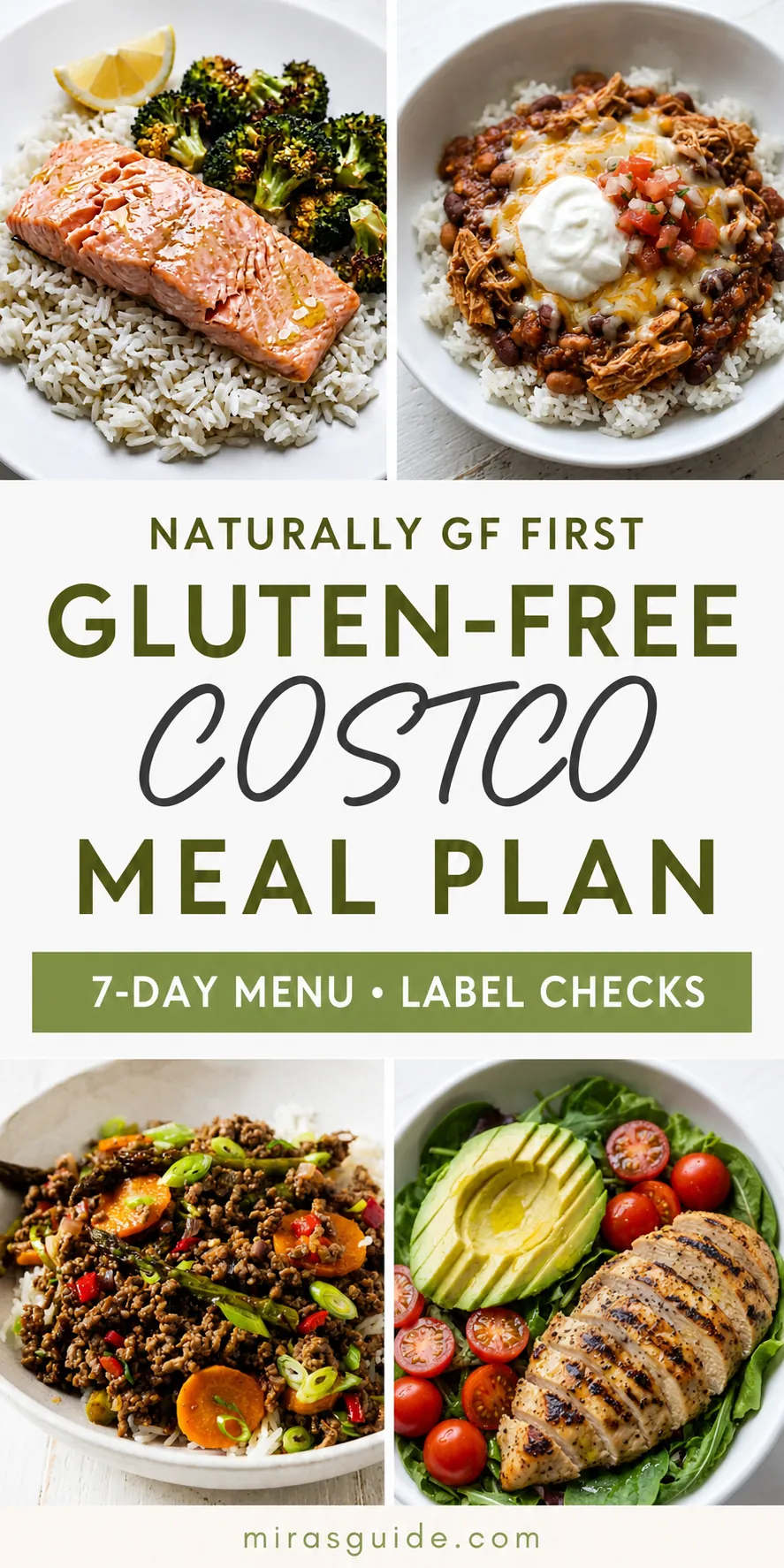 Gluten Free Costco Meal Plan Pinterest meal plan pin