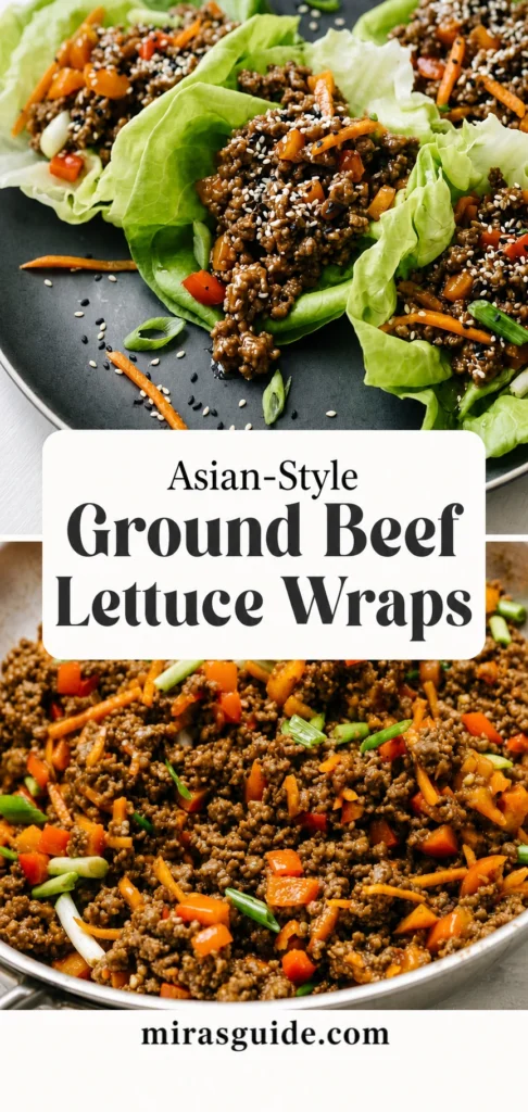 Ground Beef Lettuce Wraps