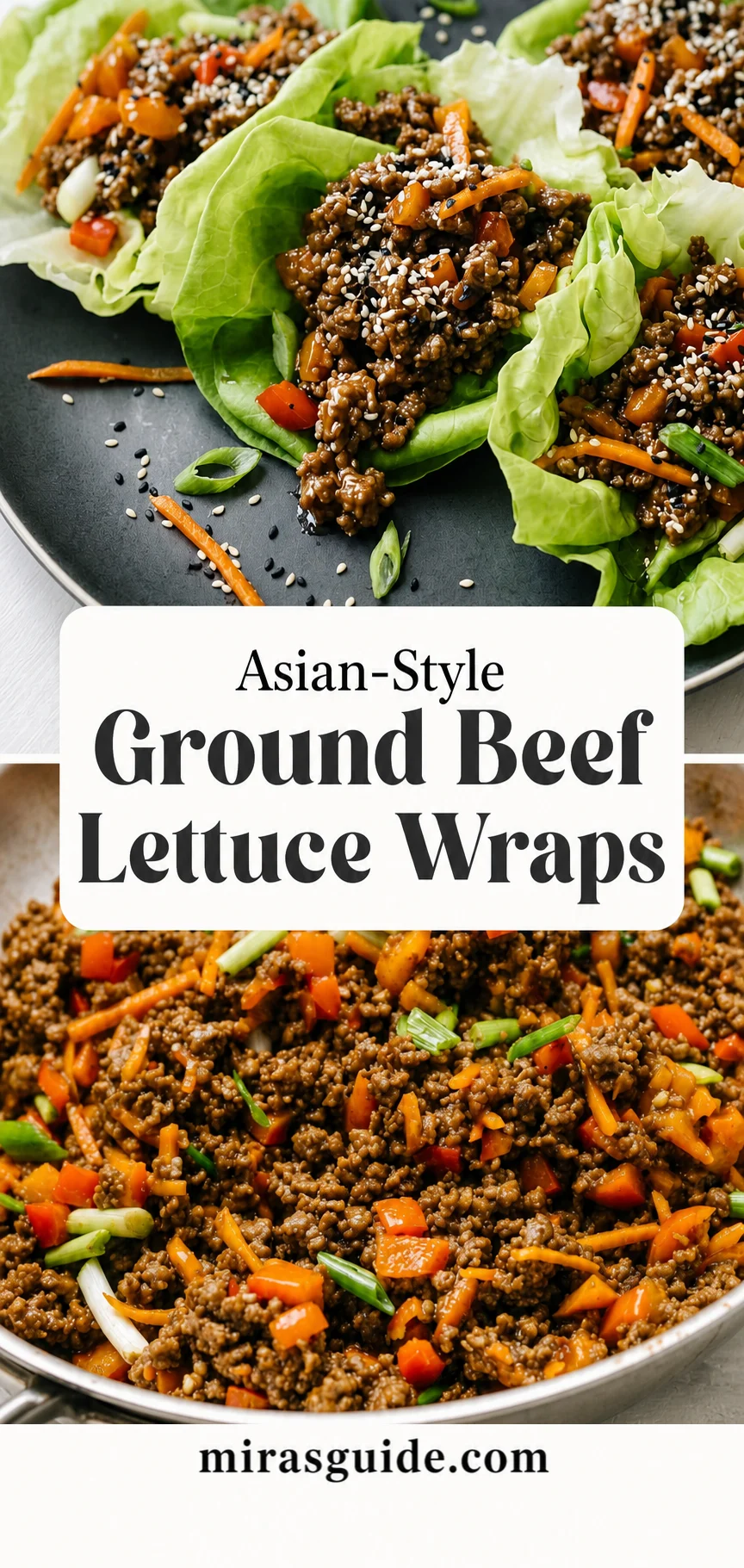Ground Beef Lettuce Wraps