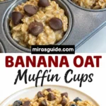 Healthy Banana Oat Muffins